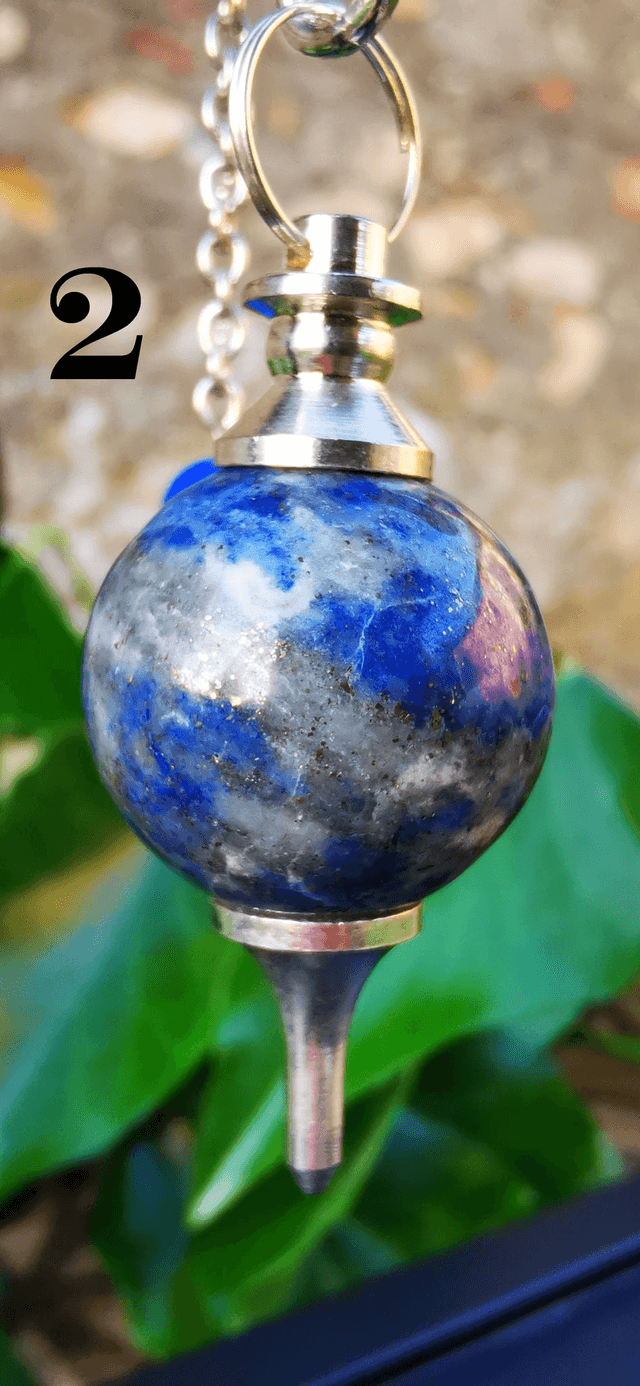 Pendule Lapis lazuli poli