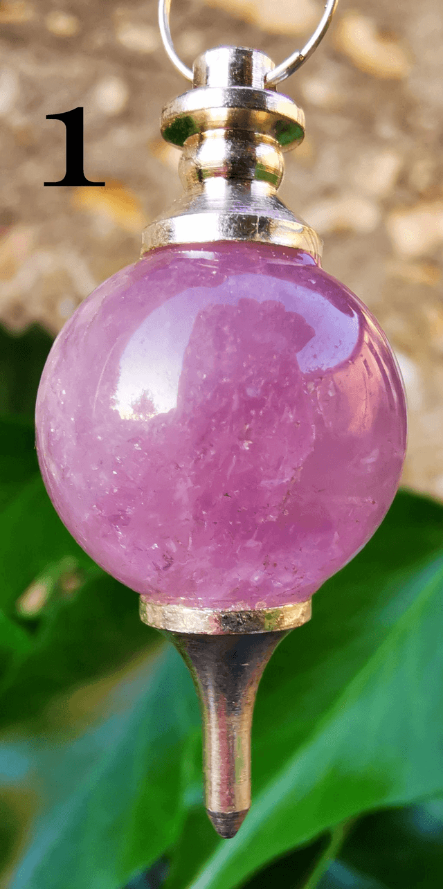 Pendule Améthyste chaînette Chakra