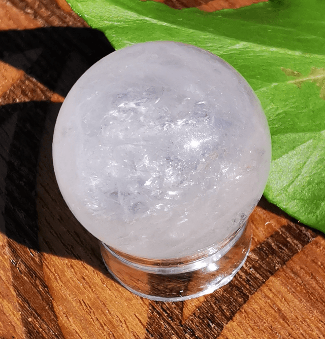 Support transparent pour sphères de pierres précieuses (vendu par 5)
