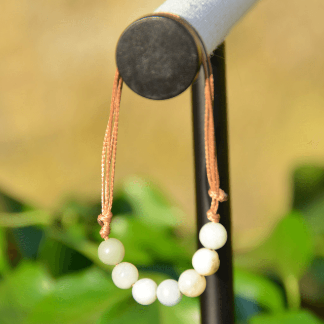 Bracelet amazonite ajustable