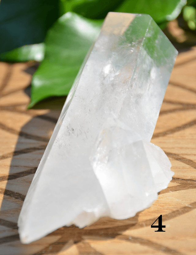 Druse de cristal de roche brut