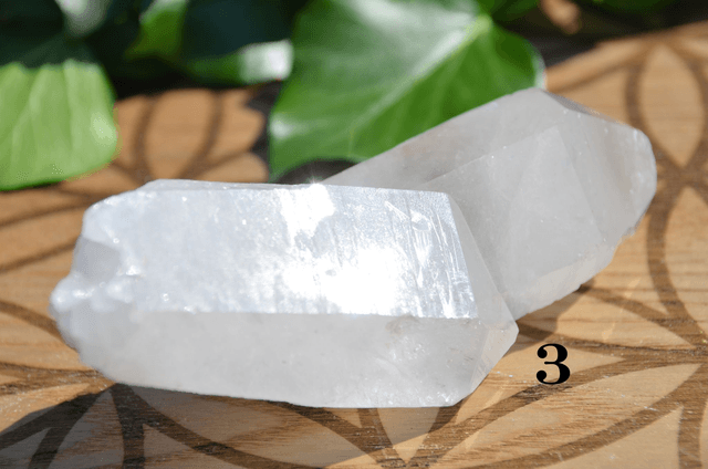 Druse de cristal de roche brut