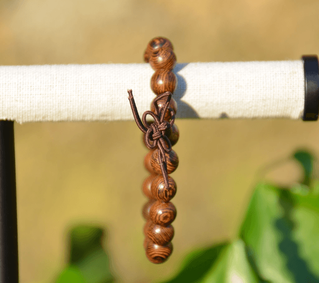 Mala bracelet bois wengé élastique