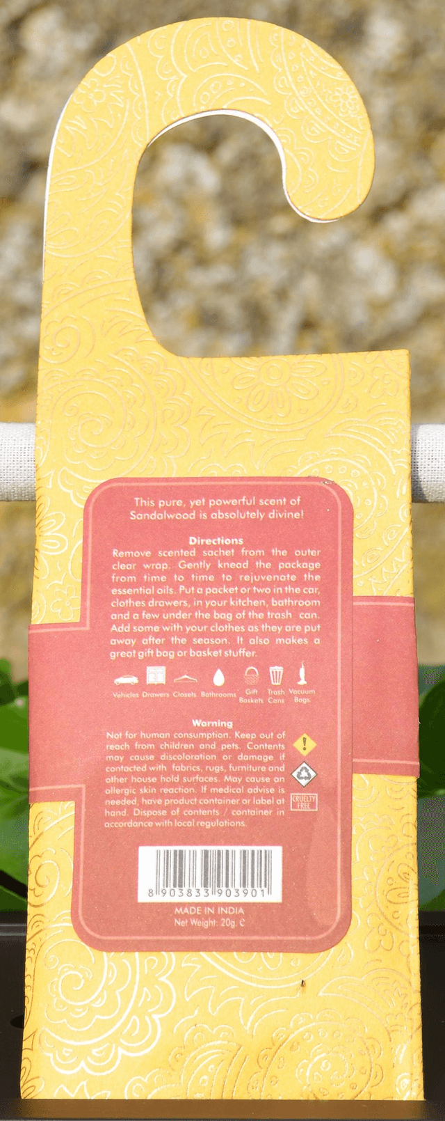Sachet fragrance précieux santal