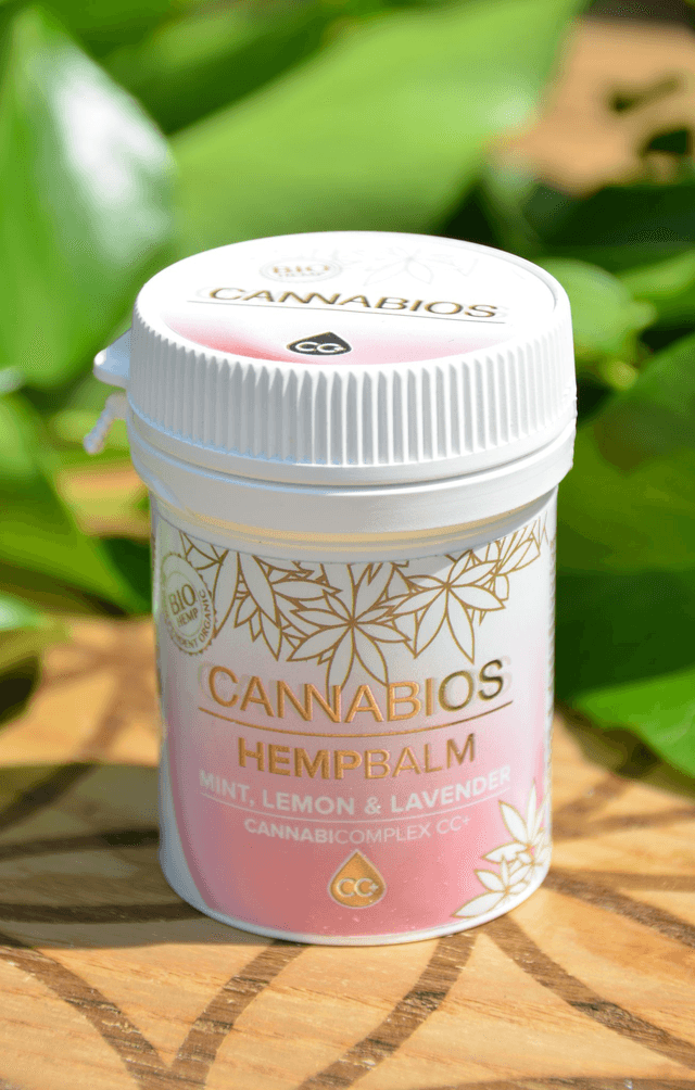 Cannabios HEMPbalm Menthe, citron, lavande BIO